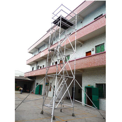Giá tốt. Tháp Scaffold nhôm 1.8mm Độ dày 2-50m Độ cao GS CE chứng nhận trực tuyến