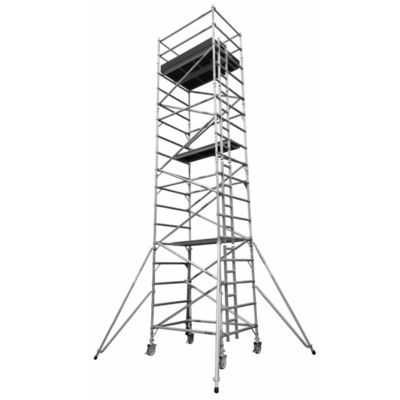 chất lượng Tháp giàn giáo nhôm di động được anodized dễ dàng lắp ráp / tháo rời nhà máy sản xuất