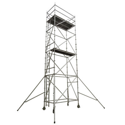 Giá tốt. Platformwidth 0.6m To 1.2m Aluminium Scaffold Tower With Diagonal Pipe Structure Anodized Surface Ideal For Construction trực tuyến