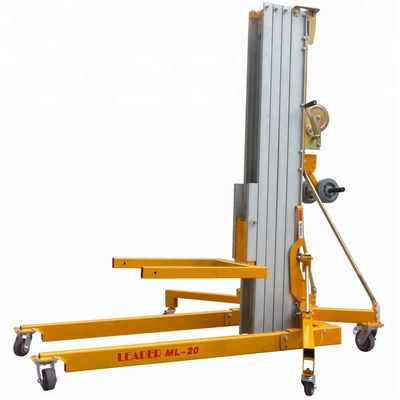 Giá tốt. Nền tảng nâng vật liệu hợp kim nhôm dọc cho làm sạch cửa sổ đa năng trực tuyến