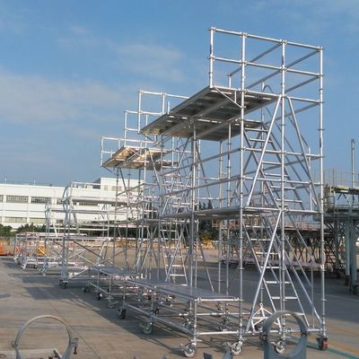 Giá tốt. Tháp giàn giáo nhôm nhẹ 2-50m chiều cao cho các nền tảng truy cập ngành công nghiệp hàng không trực tuyến