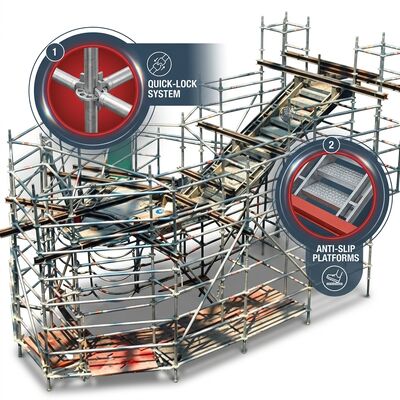 Giá tốt. Tháp giàn giáo nhôm Tradesman Pro di động lắp ráp cho một người tương thích vận chuyển bằng xe van dưới 20kg trực tuyến