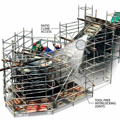 Giá tốt. Sơn và trang trí tháp giàn giáo nhôm 2.5m Thang mở rộng Hệ thống bảo vệ chống phun Professional trực tuyến